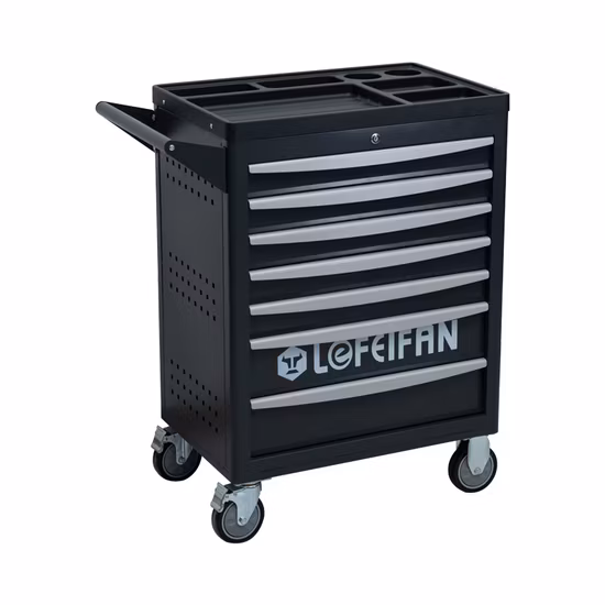 Armoire de coffre à outils de réparation automatique avec chariot mobile à outils 1 ~ 7 tiroirs sur roues